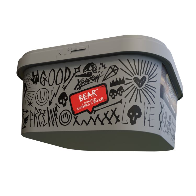 Табак Хулиган - Bear (Клубника с елкой) 200 гр