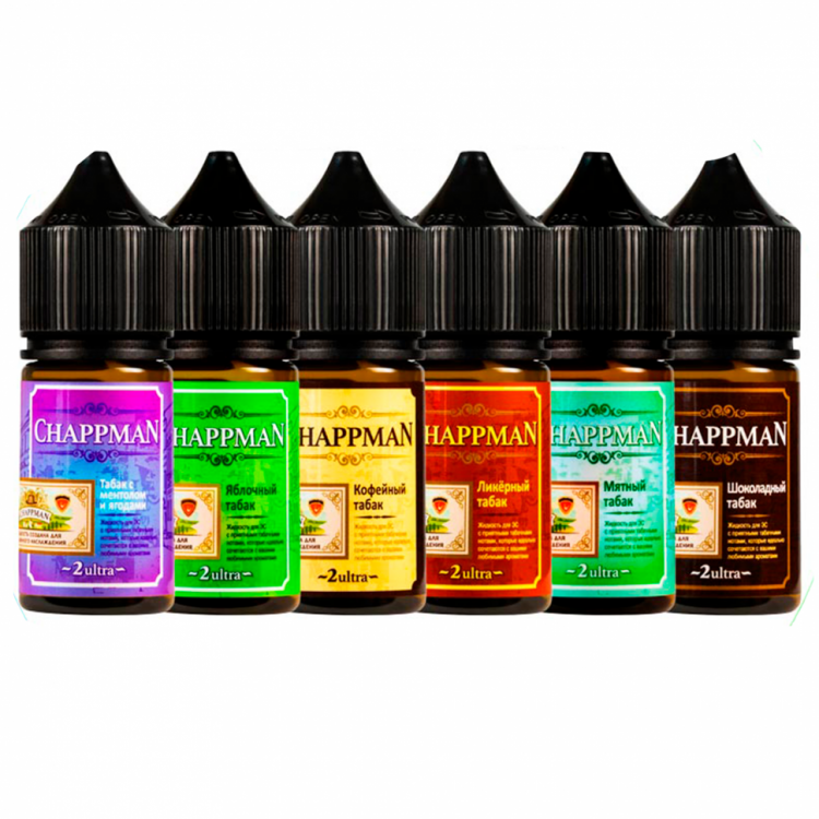 (МЦ) Жидкость Chappman Strong Ultra Salt - Яблочный табак 30 мл (20 Ultra)